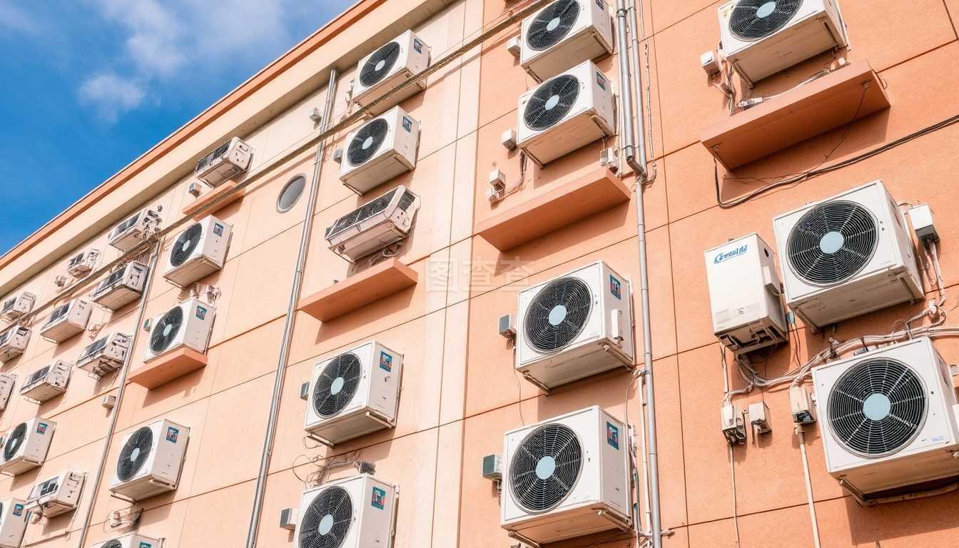 有大量空調(diào)設(shè)備的建筑物